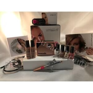 Luminess Air Airbrush Legend Rose Gold System&Pink Tip Stylus 4pc Med. kit